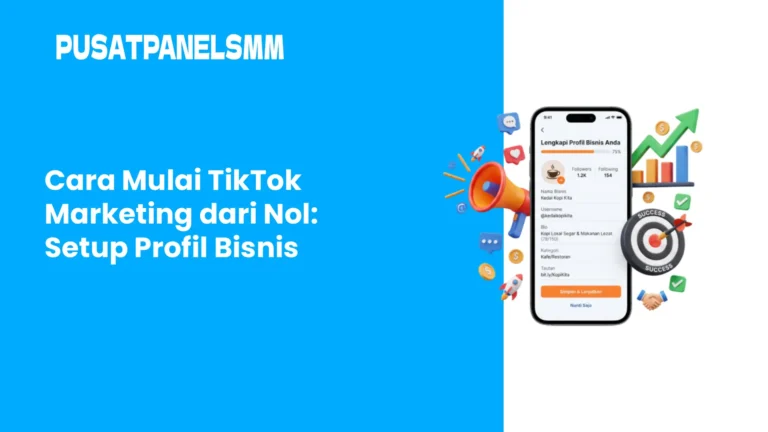 Cara Mulai TikTok Marketing dari Nol Setup Profil Bisnis